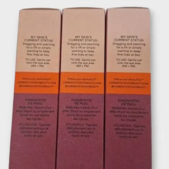 Current State Of Skin Firming Eye Cream 0.5 fl Peptide & Caffeine( 3 Pack) NIB - Picture 3 of 3